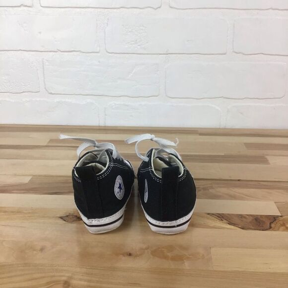 BABY Converse All Star Chuck Taylor  black shoes size 4 - Picture 4 of 15
